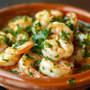 Gambas à l'Ail